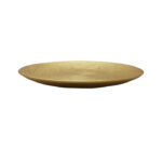 Gold Plastic Round Tray