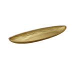 Gold Plastic Oval Tray