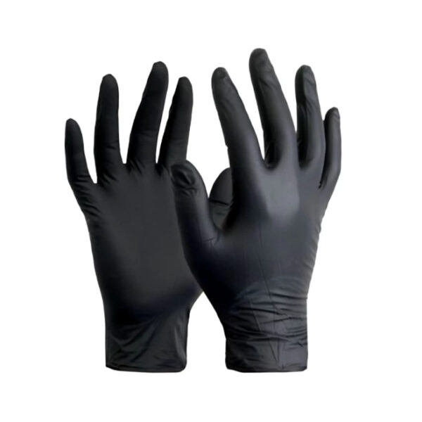 Nitrile Black Gloves 100s (Medium)