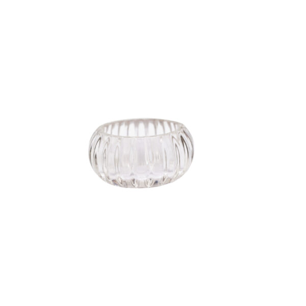 Glass Votive Candle Holder 6x3.5cm