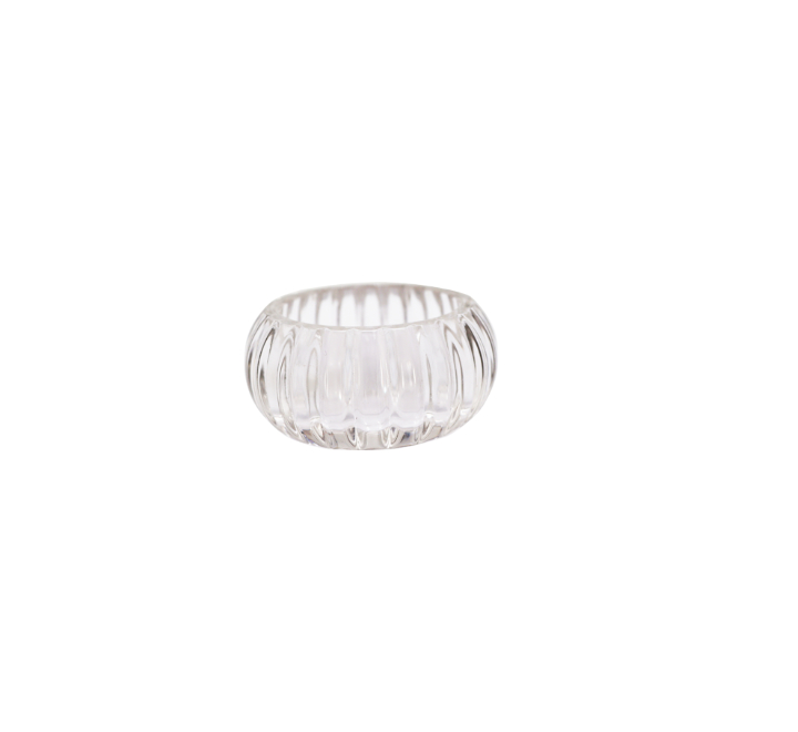 Glass Votive Candle Holder 6x3.5cm