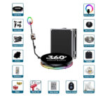 360 Rotating Selfie Photo Booth Machine 100cm
