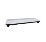 Plastic Rectangular Tray White