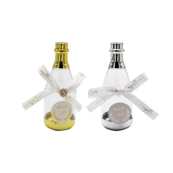 Thank You Plastic Favor Bottles 12pc