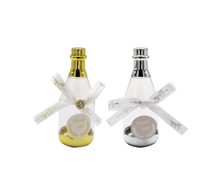 Thank You Plastic Favor Bottles 12pc