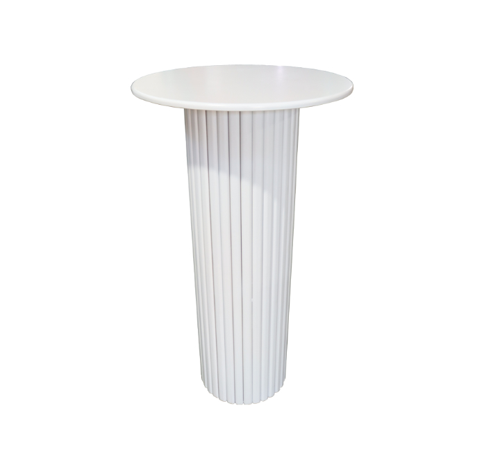 White Ripple Cocktail Table 60cm
