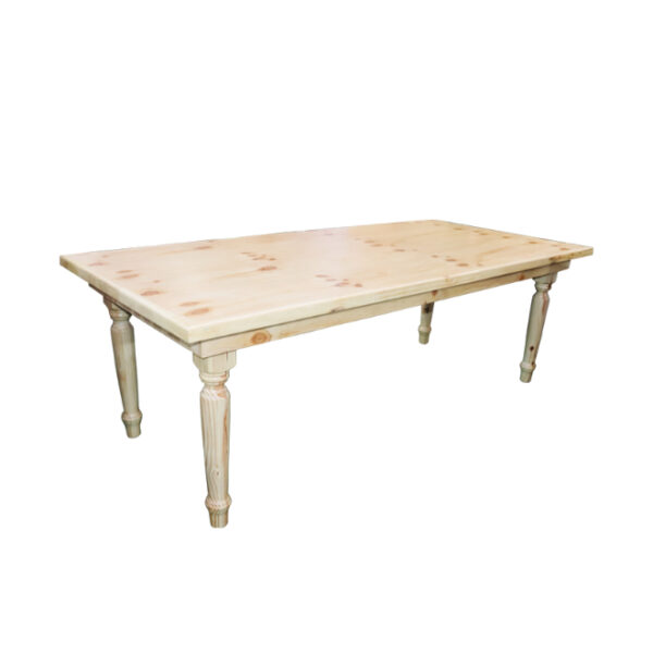 Classic Legs Solid Pine Table
