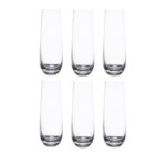 6pc Flute Glass Set