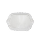 Fancy Rectangular Platter Scalloped Edges