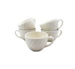White Cup Set 6pc