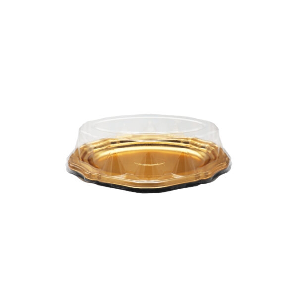 Disposable Oval Plastic Serving Tray with Lid