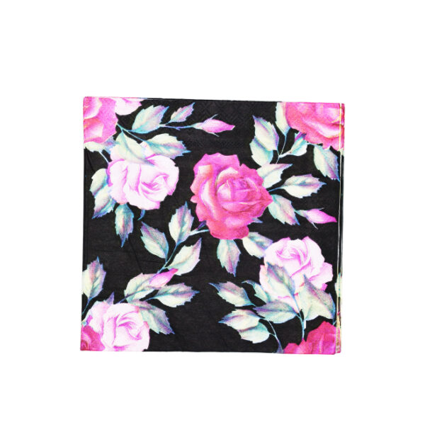 Rose Pattern Serviettes