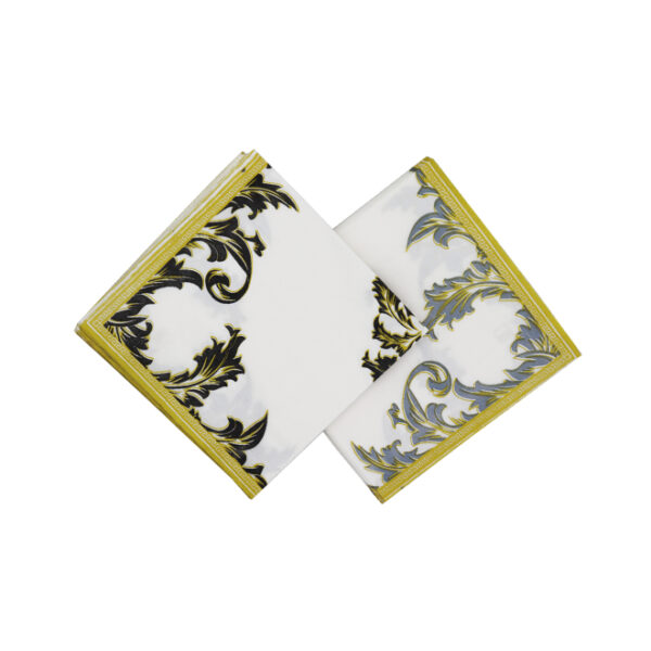 Foliage Border Serviettes 20s