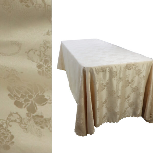 Rectangular Flower Pattern Tablecloth