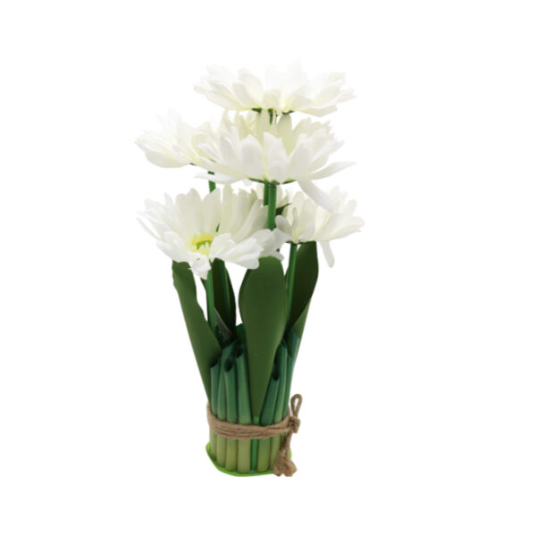 Artificial White Daisy Flower Bundle