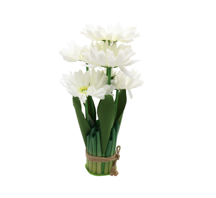 Artificial White Daisy Flower Bundle