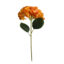 Artificial Hydrangea Flower Orange
