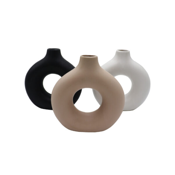 Decorative Donut Vase 19cm