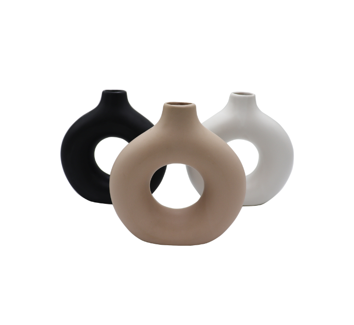 Decorative Donut Vase 19cm