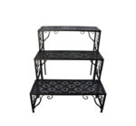 3pc Metal Rack Flower Pot Stand