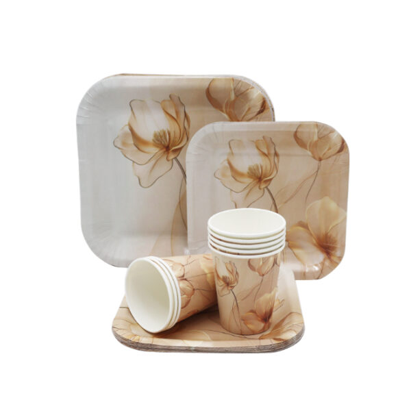 Disposable Plate/Cup Set 60pc