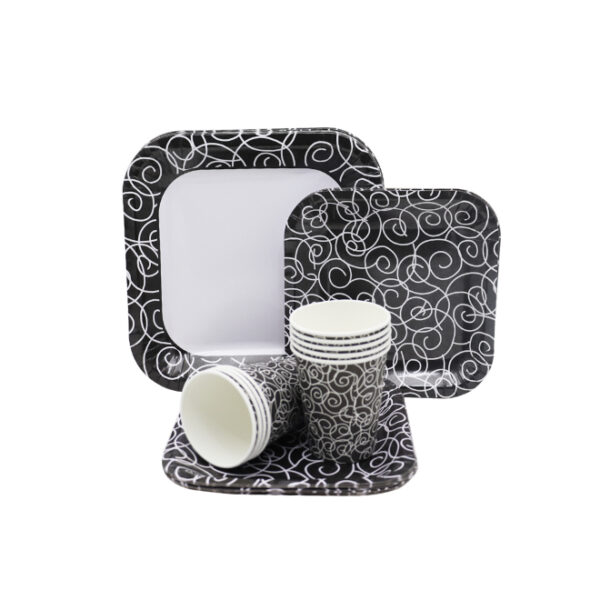 Disposable Plate/Cup Set 60pc