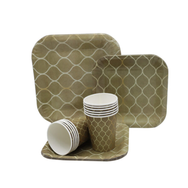 Disposable Plate/Cup Set 60pc