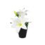 Artificial Potted White Lilly Flower Plant