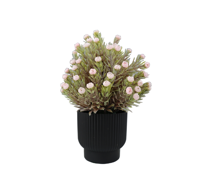 Mini Artificial Plant in Black Pot