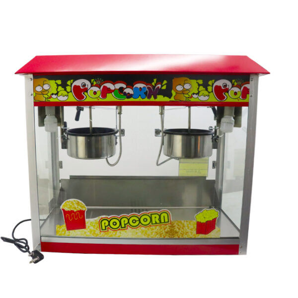 Electric Popcorn Machine Double Pot