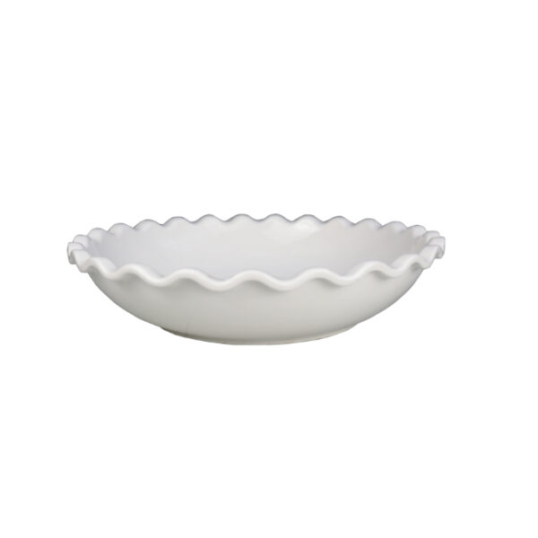 Ceramic Pie Dish Ruffle Edge