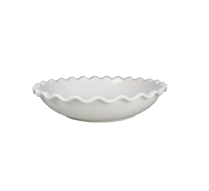 Ceramic Pie Dish Ruffle Edge