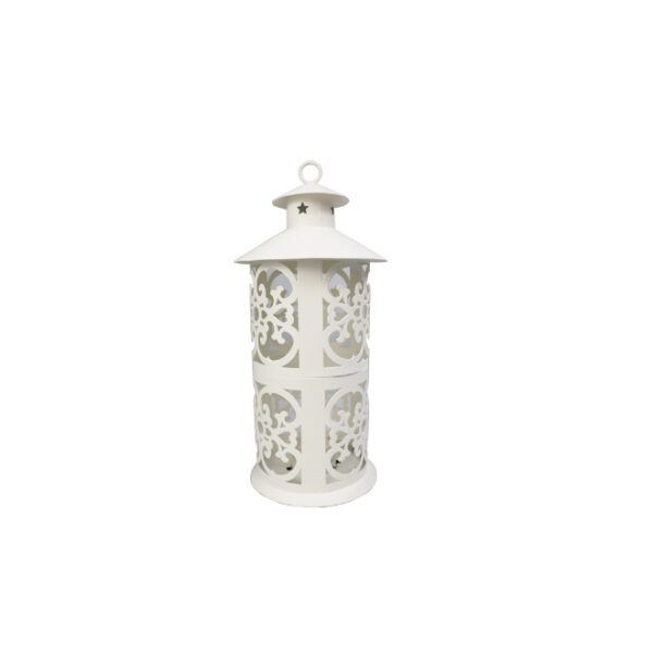 Metal Lantern White