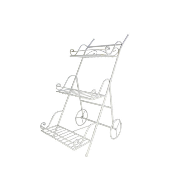 Multi-tiered Metal Shelf