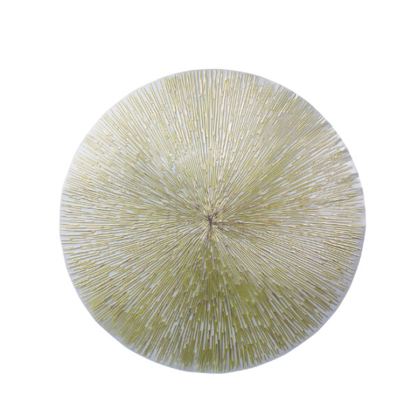 Gold Spiky Design Table Mat 38cm