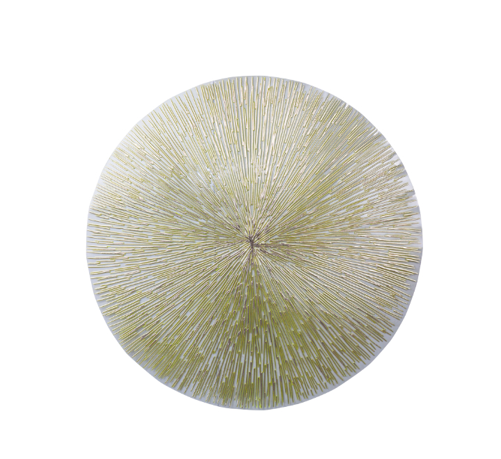 Gold Spiky Design Table Mat 38cm