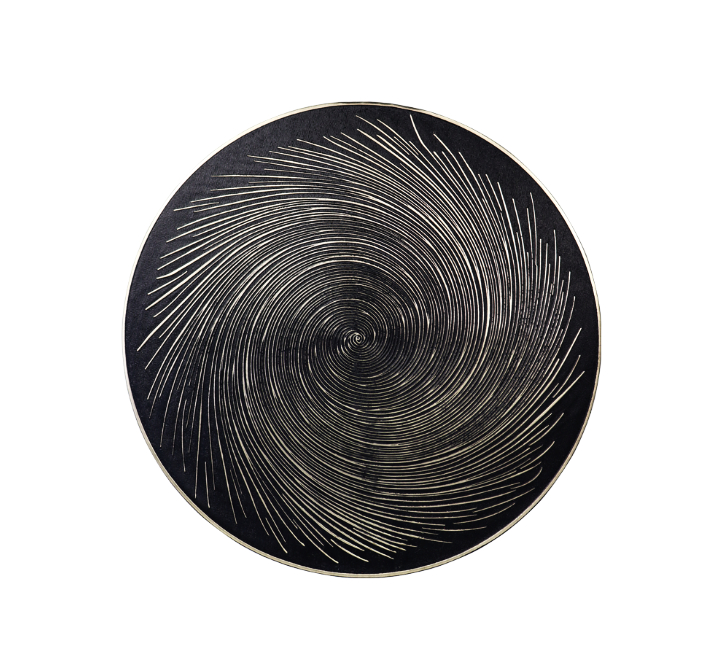 Round Spiral Design Table Mat 38cm