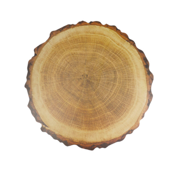 Brown Wood Slices Design Table Mat 38cm