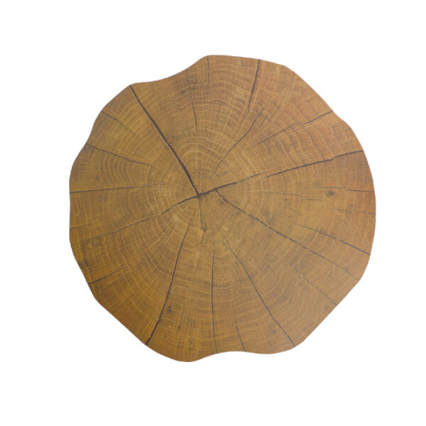 Round Wood Design Table Mat 38cm
