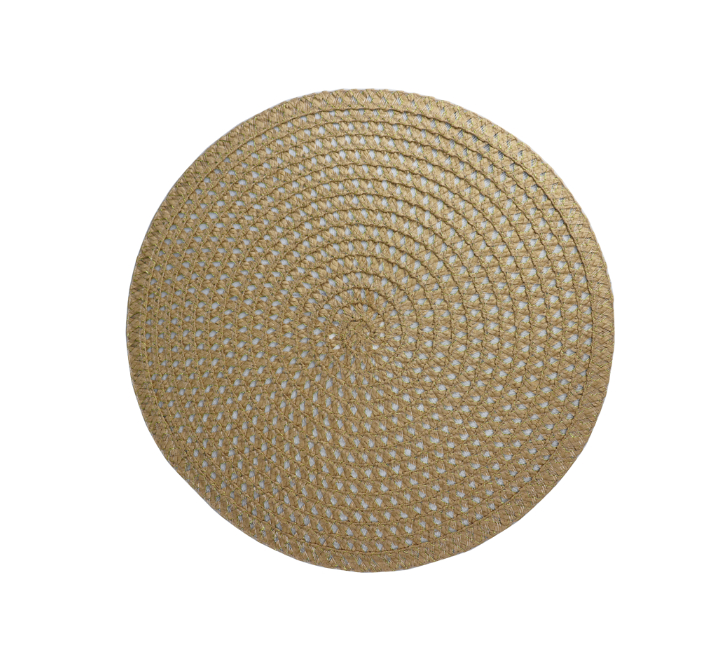 Rattan Texture Round Table Mat 38cm