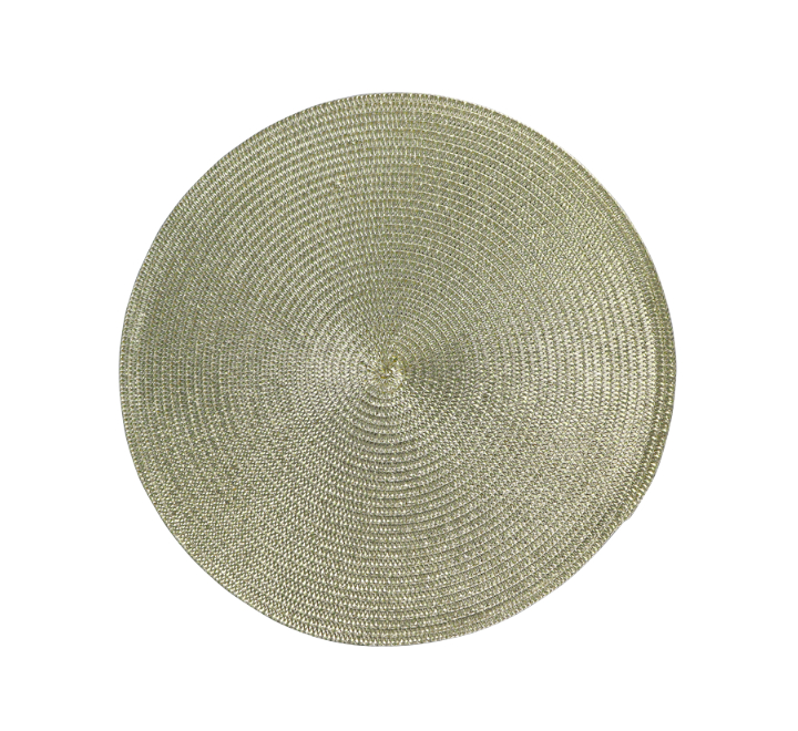 Gold Circular Pattern Table Mat 38cm
