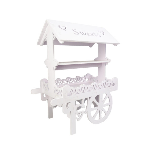 Candy Cart White