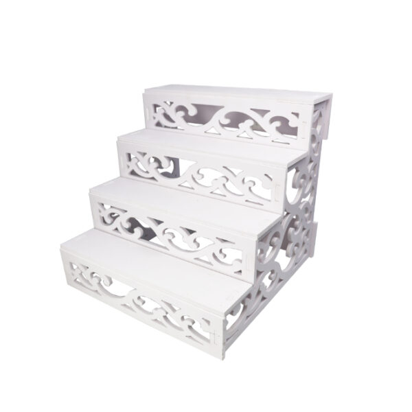 4 Step Dessert Stand White