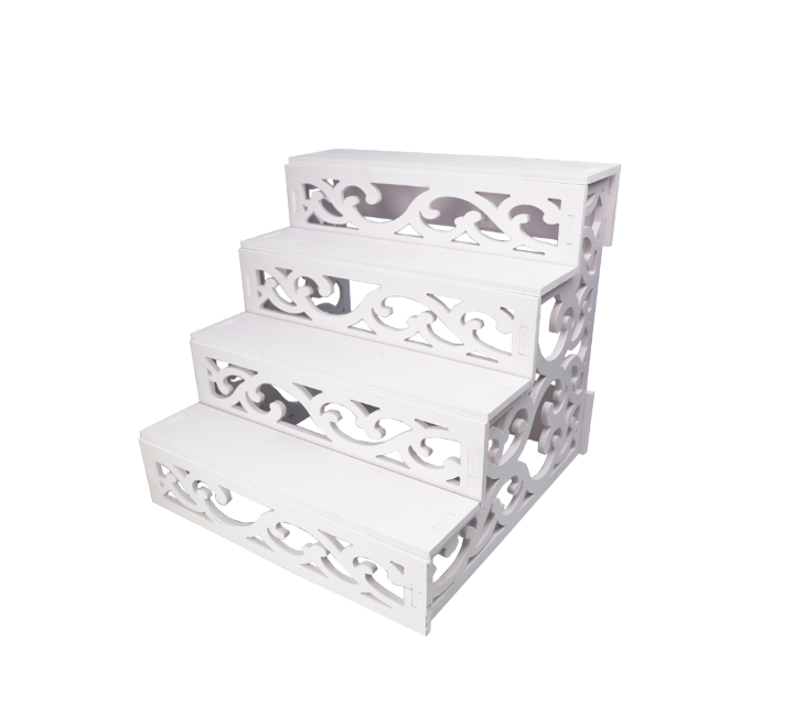 4 Step Dessert Stand White