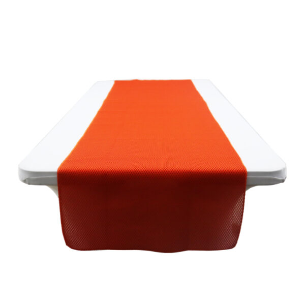Orange Mesh Table Runner