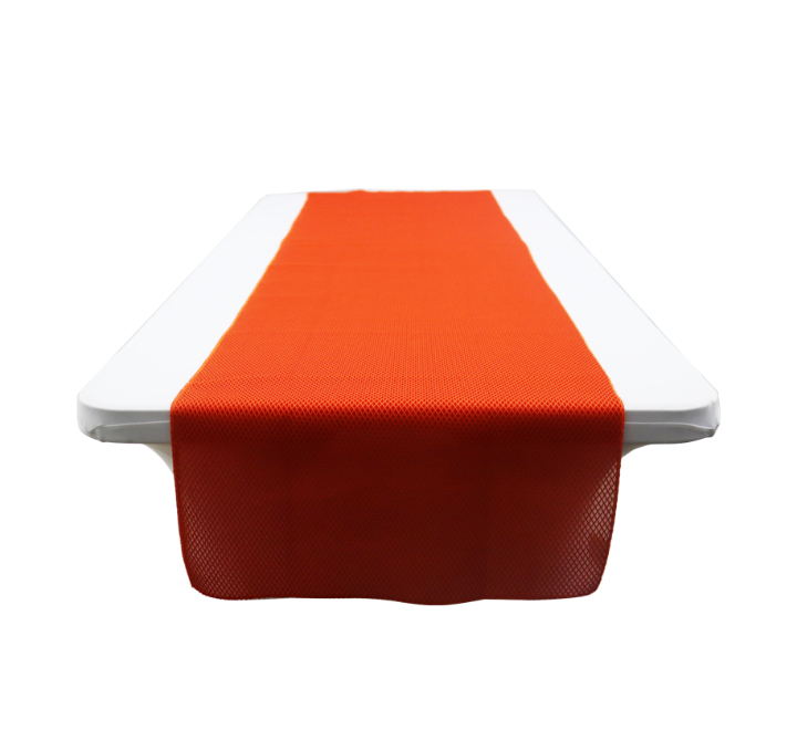 Orange Mesh Table Runner