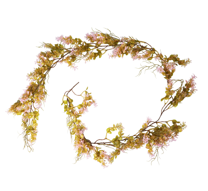 Artificial Pink Flower Garland