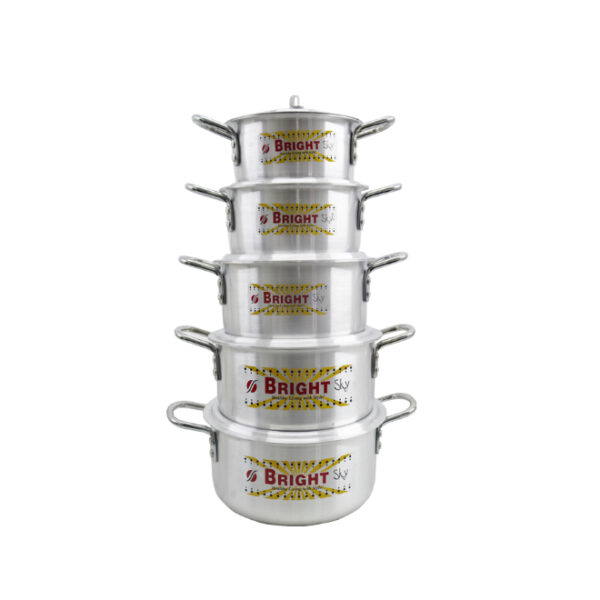 10pc Aluminium Pot Set