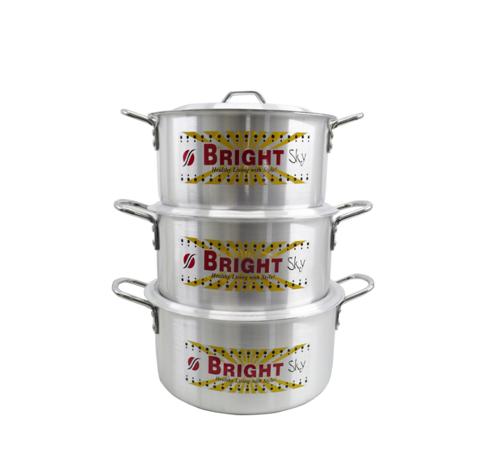 6pc Aluminium Pot Set