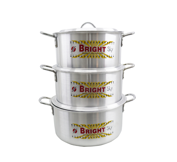 6pc Aluminium Pot Set